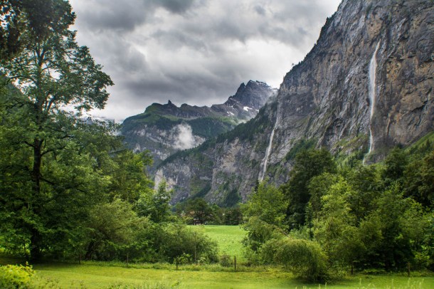 Lauterbrunnen waterfall
