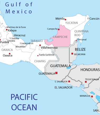 campeche map